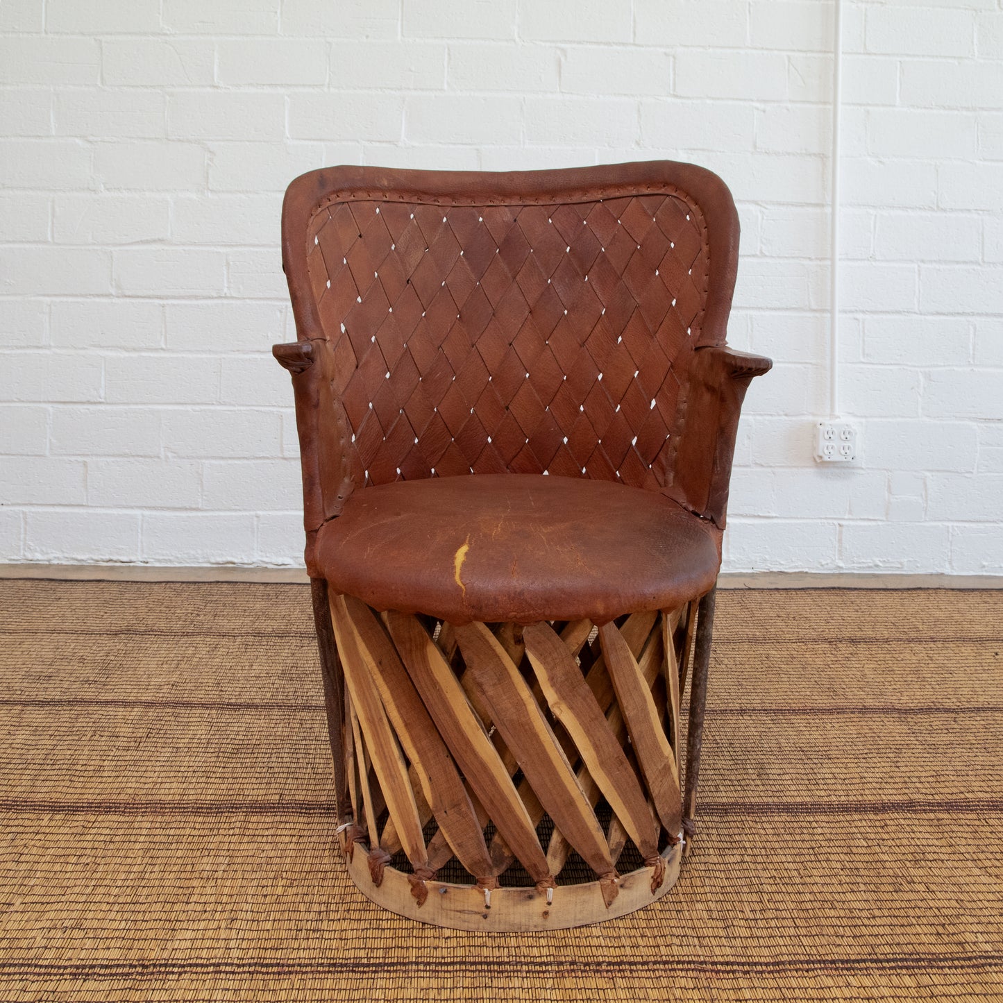 Vintage Mexican Equipale Armchair