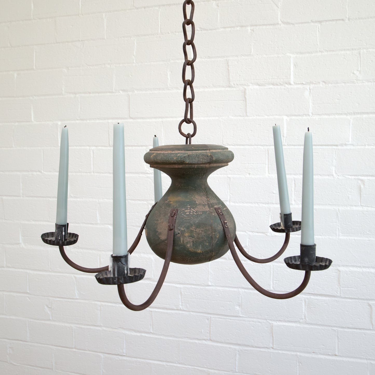 Vintage Folk 5-Arm Candle Chandelier