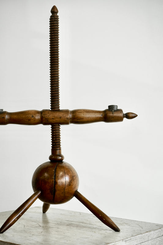 Wooden Candlestick