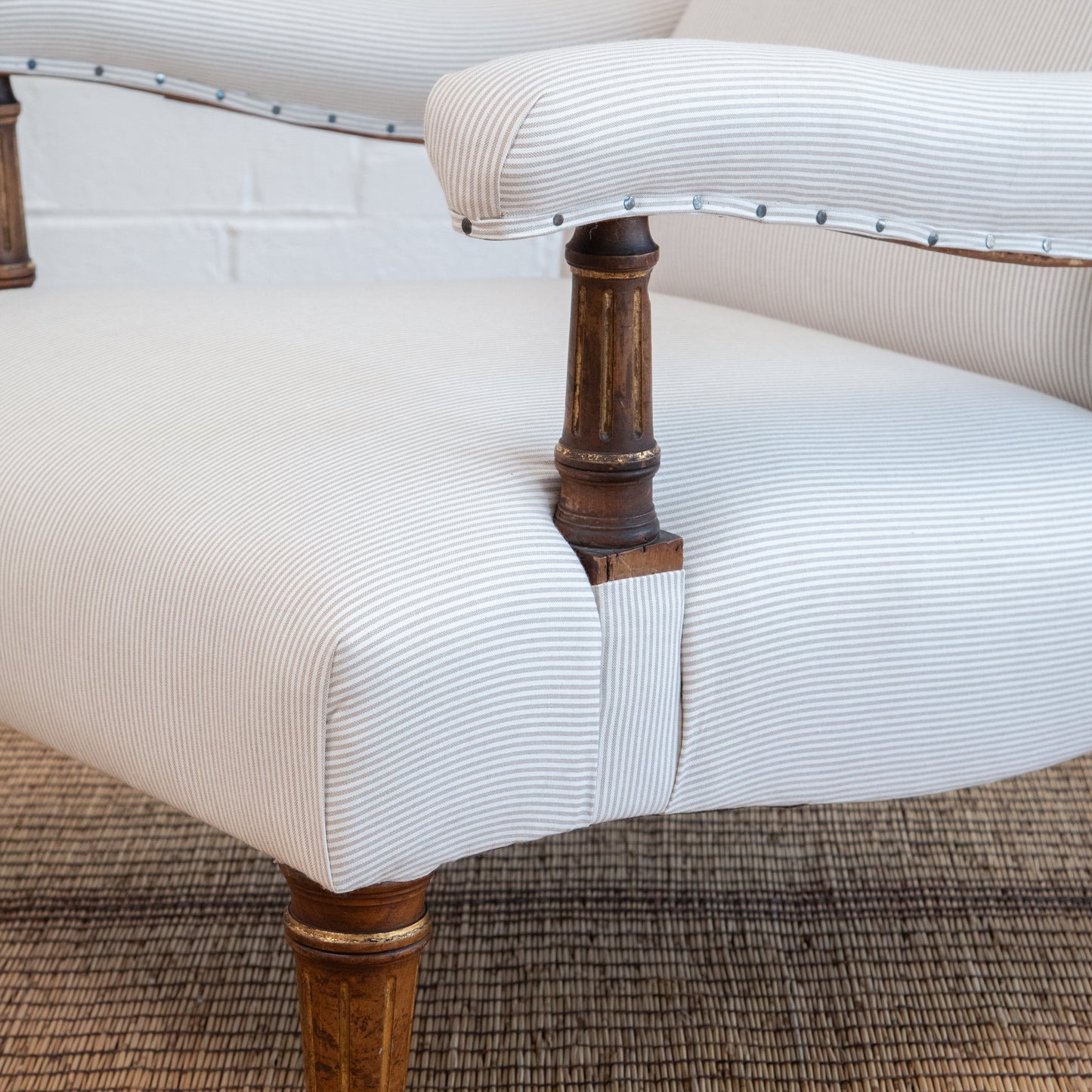 Mid 19th Century Antique Pair of English Gillows Chairs