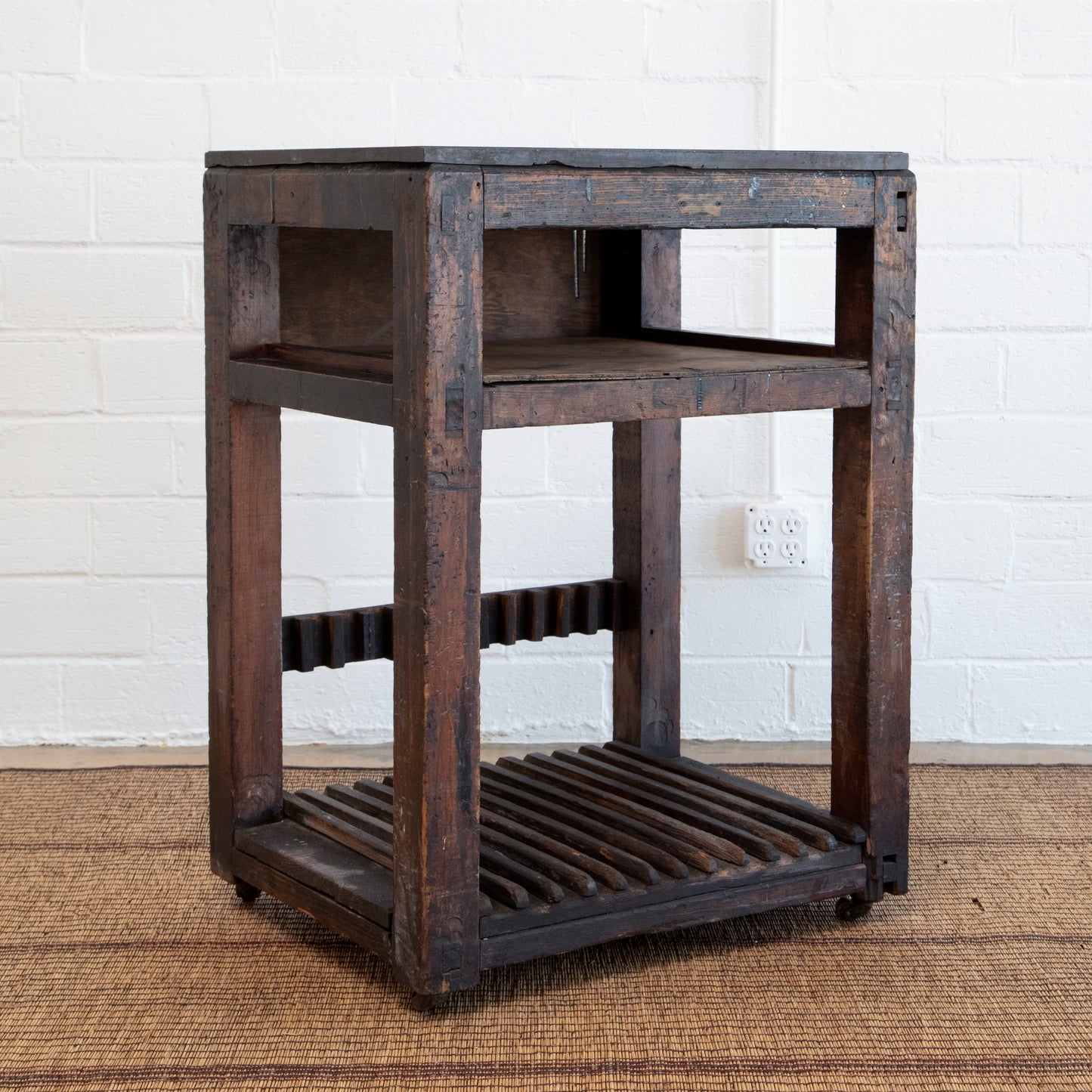 Early 20th Century Antique Typesetting Table