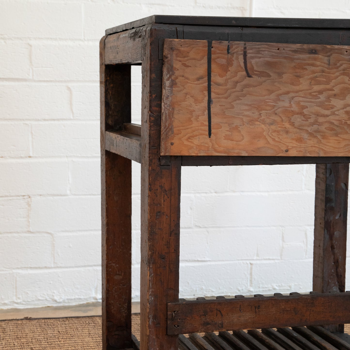 Early 20th Century Antique Typesetting Table