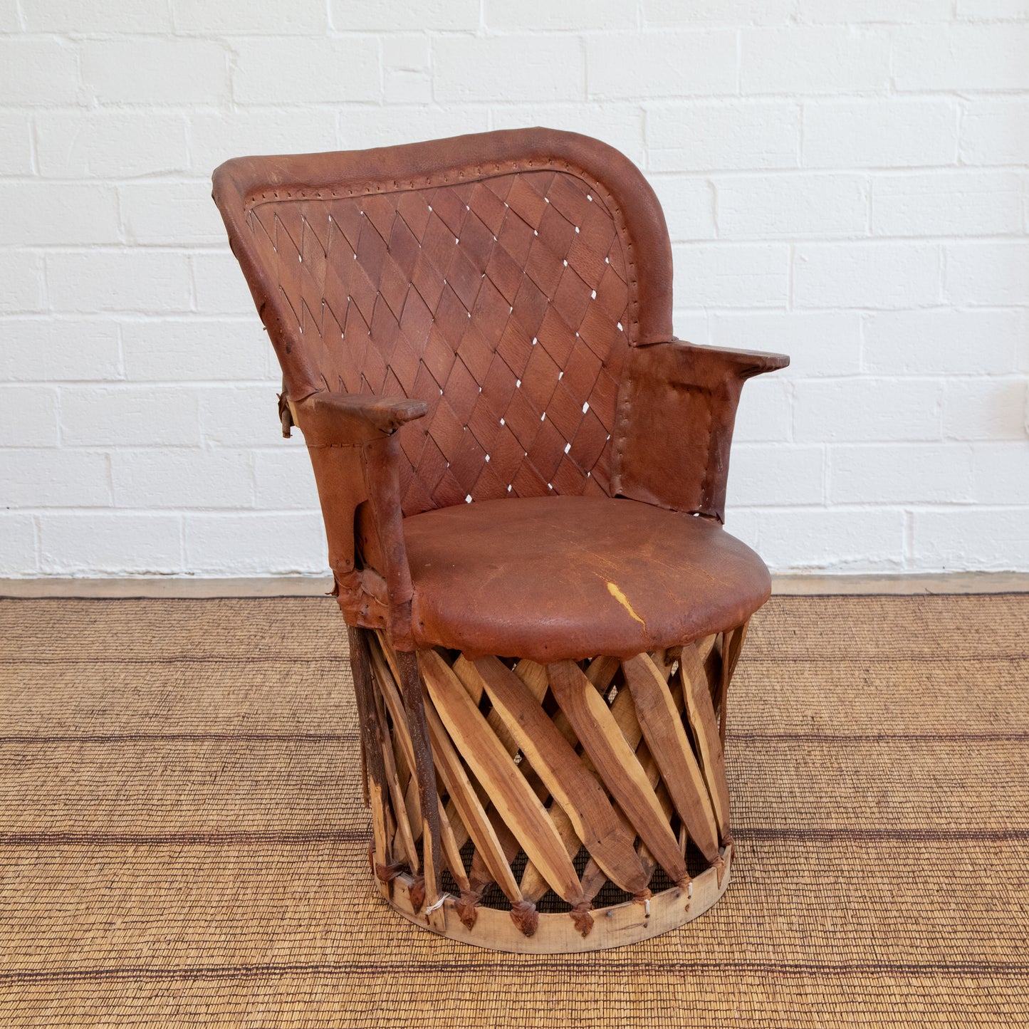 Vintage Mexican Equipale Armchair