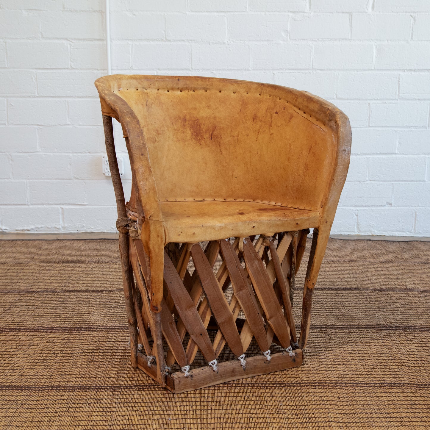 Mid 20th C. Vintage Pair of Mexican Equipale Chairs