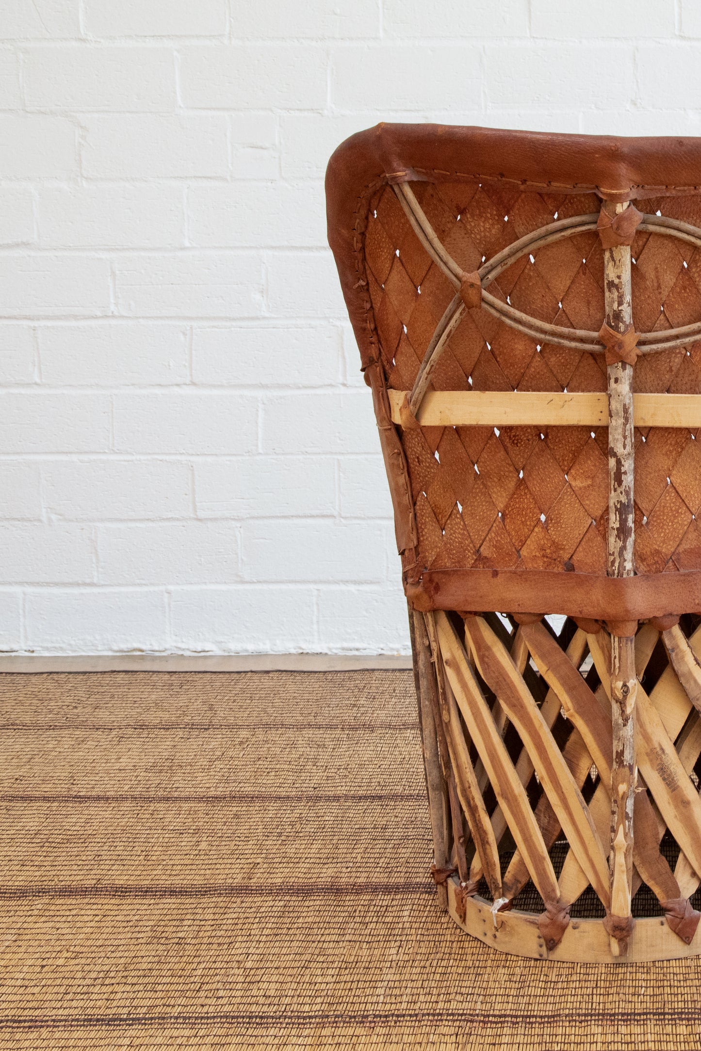 Vintage Mexican Equipale Armchair