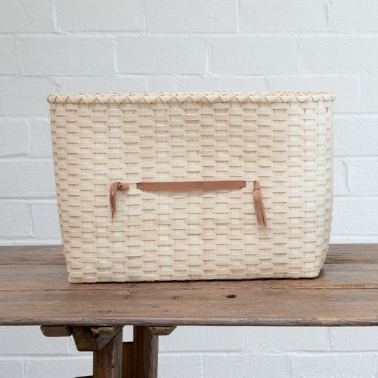 Tassel Clutch, Oversized Woven Square