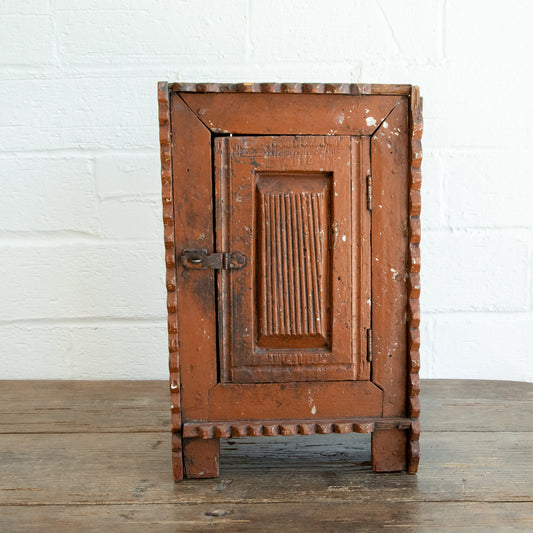 Rustic Swedish Painted Cupboard