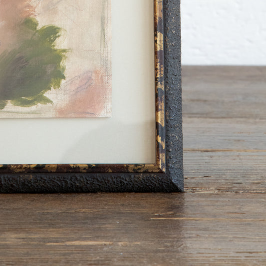 Abstract Mixed Media on Canvas with Custom Frame