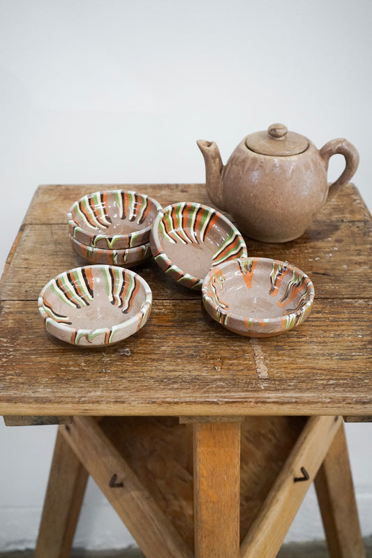 Small Drip Glaze Bowls