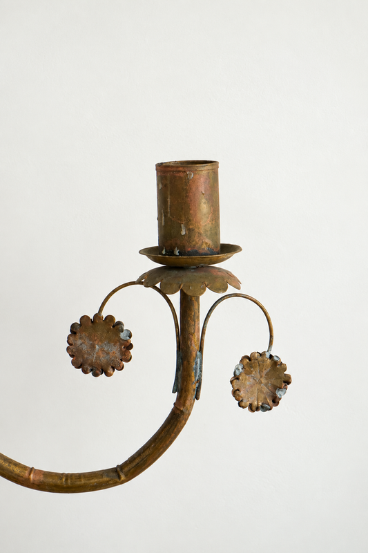 Pair of Antique Metal Sconces