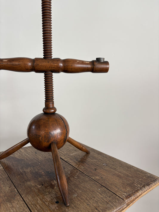 Vintage Wooden Candlestick