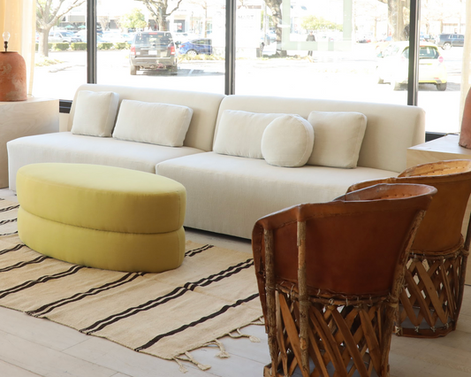 10' Modern 2-Piece Modular Sofa