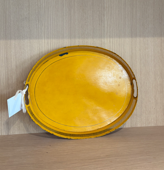 19th C Swedish Yellow Tray