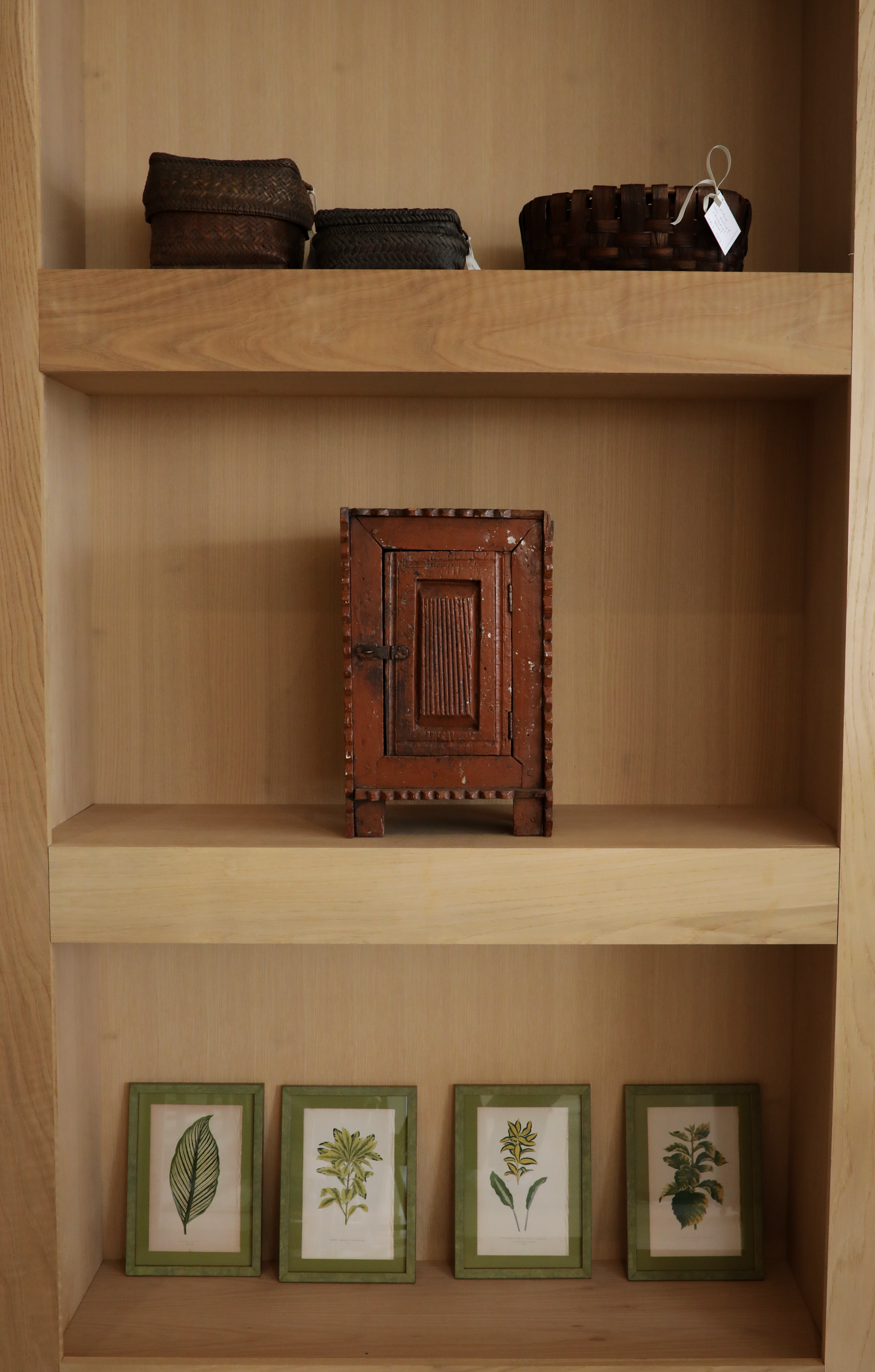 Rustic Swedish Painted Cupboard